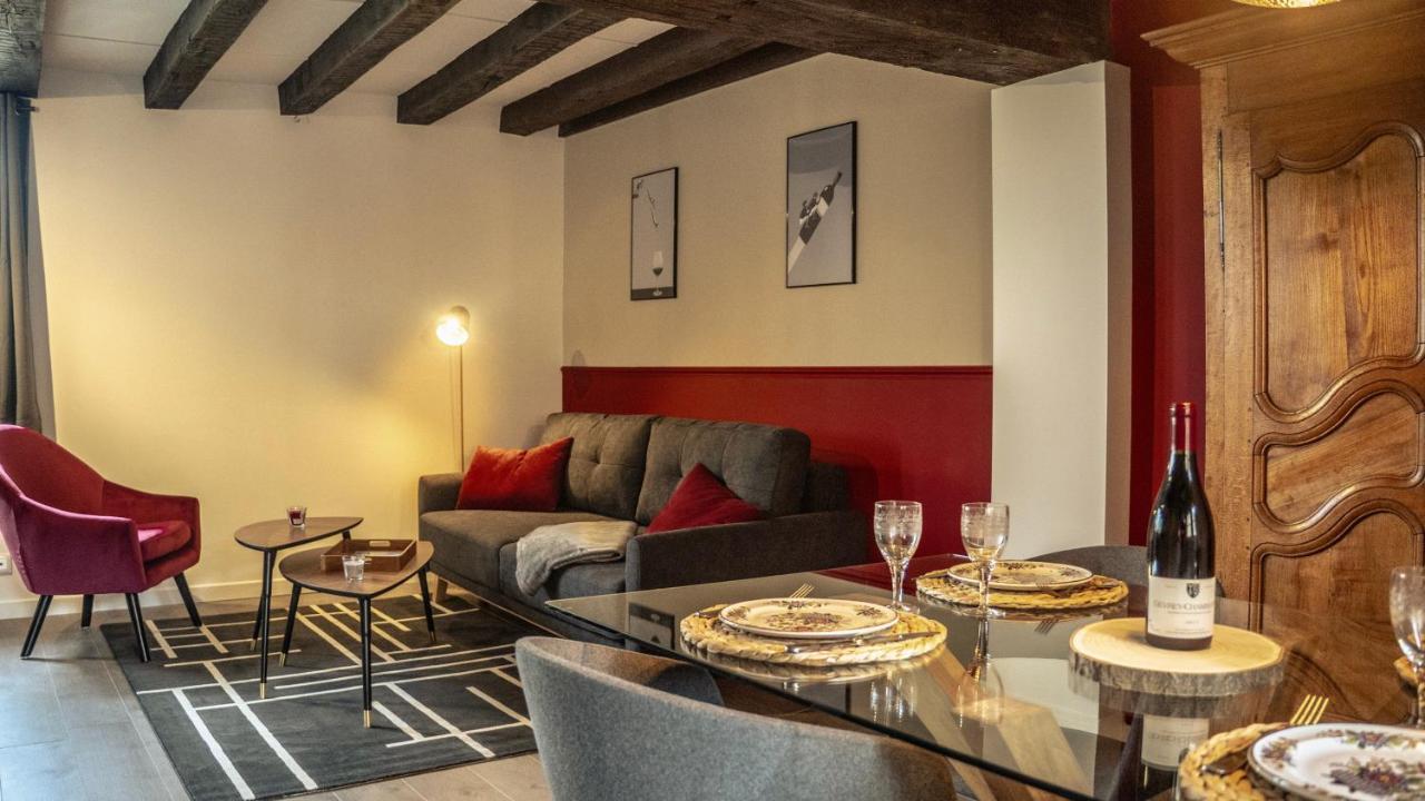 Le Sommelier Chalon - Meuble De Tourisme 2 Etoiles Apartment Luaran gambar